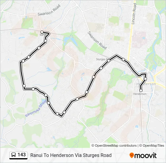 143 Route: Schedules, Stops & Maps - Ranui To Henderson Via Sturges ...