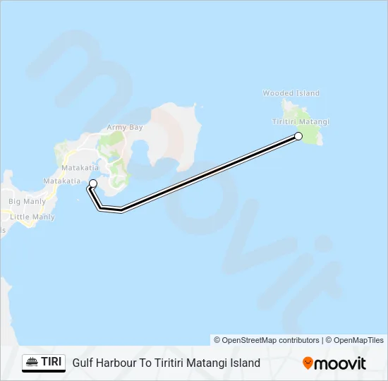 TIRI Ferry Line Map
