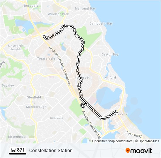 871 Route: Schedules, Stops & Maps - Constellation Station (Updated)