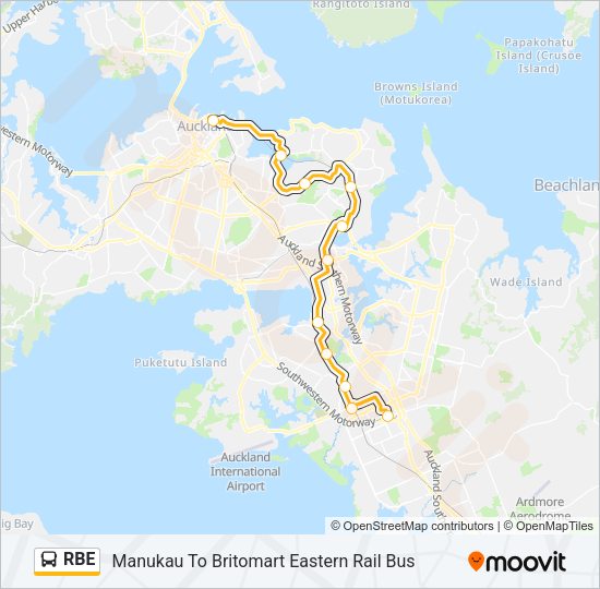 RBE Bus Line Map
