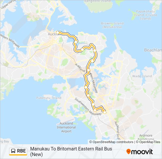 RBE Bus Line Map