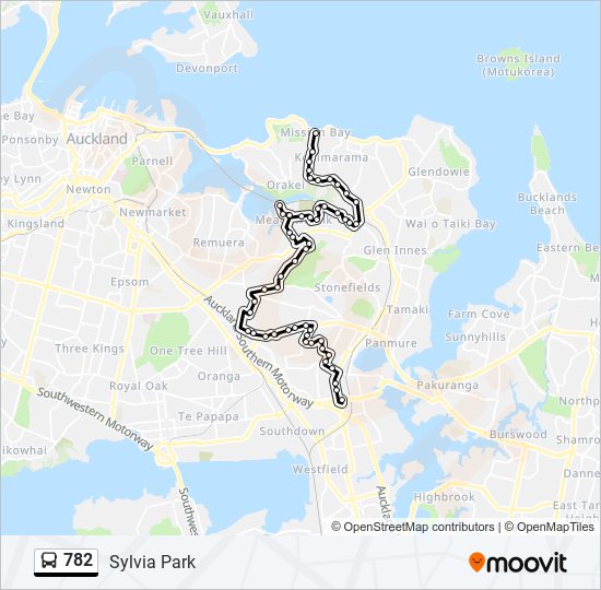 782 Route: Schedules, Stops & Maps - Sylvia Park (Updated)