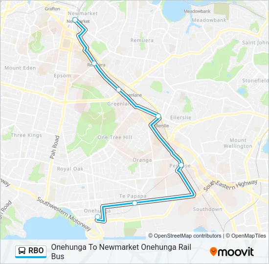 RBO Bus Line Map