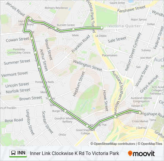 INN Bus Line Map