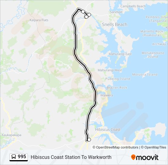 995 Bus Line Map