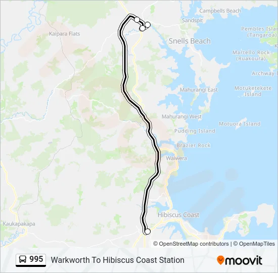 995 Bus Line Map