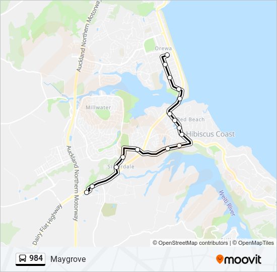 984 Route: Schedules, Stops & Maps - Maygrove (Updated)