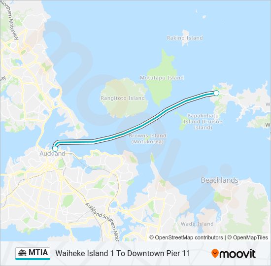 MTIA Ferry Line Map