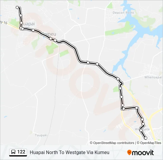 122 Bus Line Map
