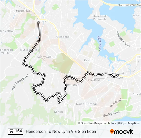 154  Line Map