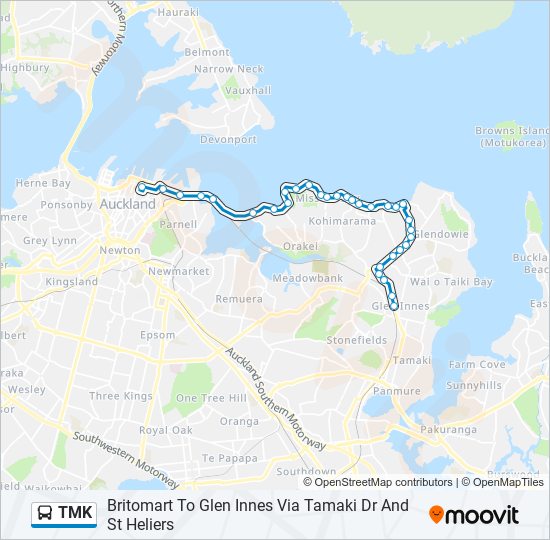 TMK bus Line Map