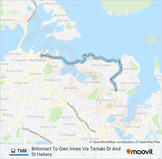 TMK Bus Line Map