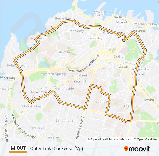 OUT Bus Line Map