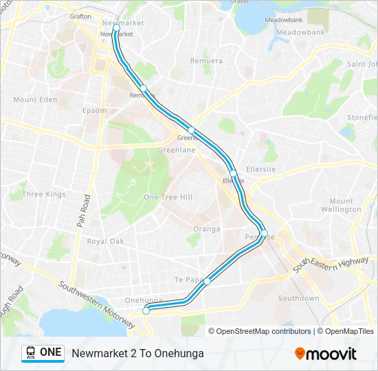 ONE Train Line Map