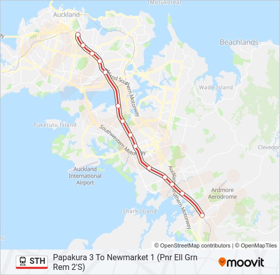 STH train Line Map