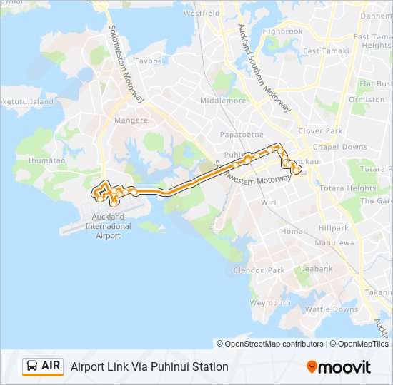 AIR bus Line Map