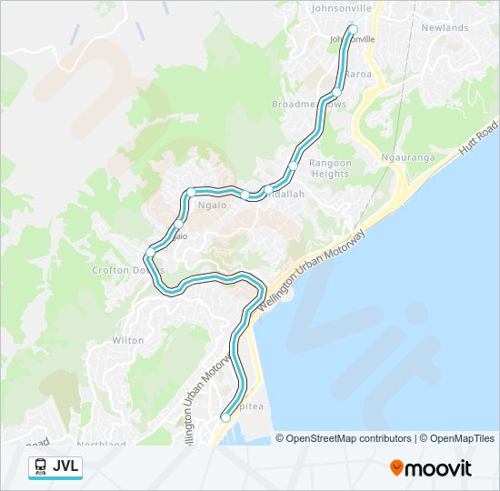 JVL train Line Map