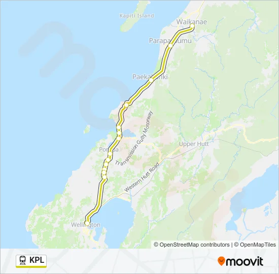 KPL Train Line Map