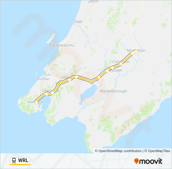 WRL Train Line Map