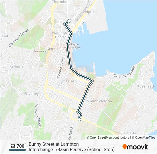 700 Route: Schedules, Stops & Maps - Bunny Street at Lambton ...