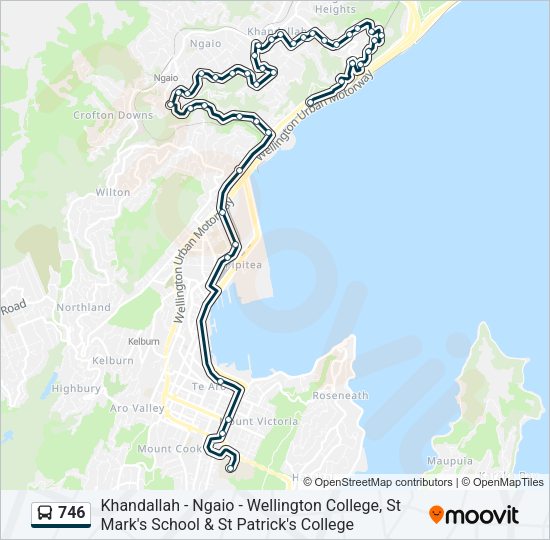 746 Bus Line Map