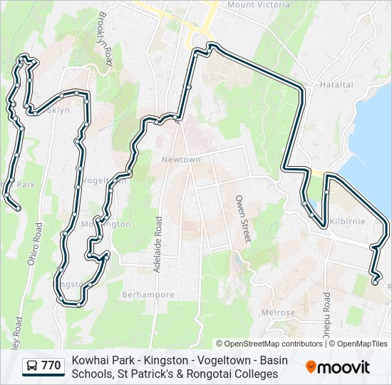 770 bus Line Map