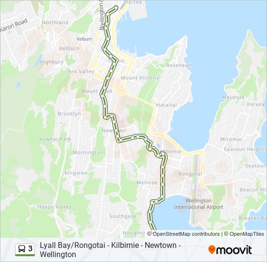 3 bus Line Map