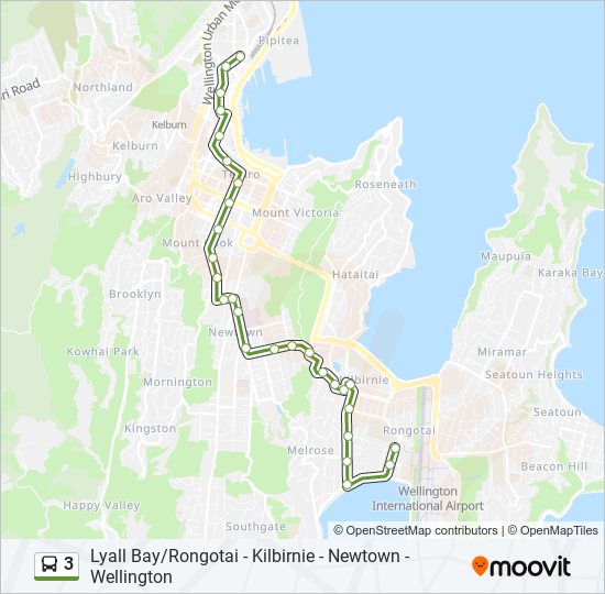 3 bus Line Map