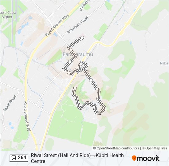 264 Bus Line Map