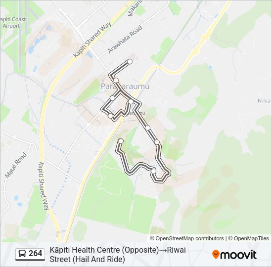 264 Bus Line Map