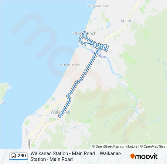 290 Bus Line Map