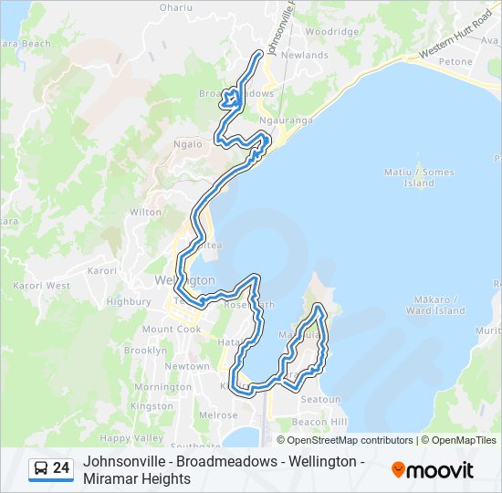 公交24路的线路图