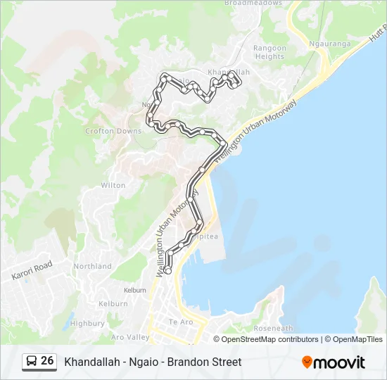 26 Bus Line Map