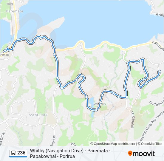 公交236路的线路图