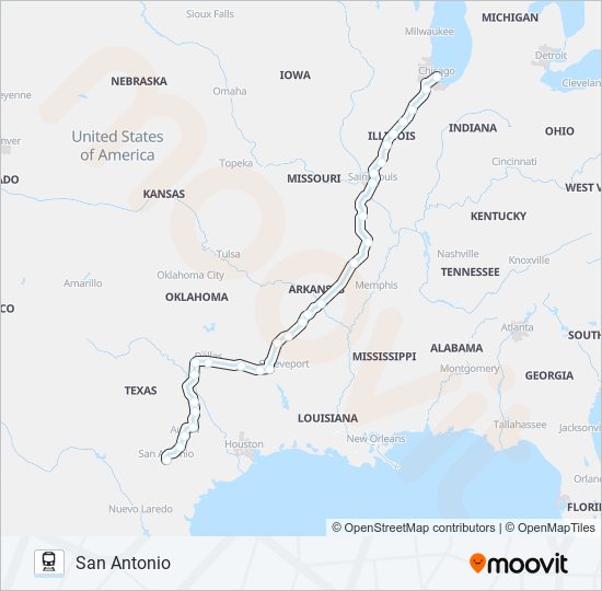 texas eagle Route Schedules Stops Maps San Antonio Updated