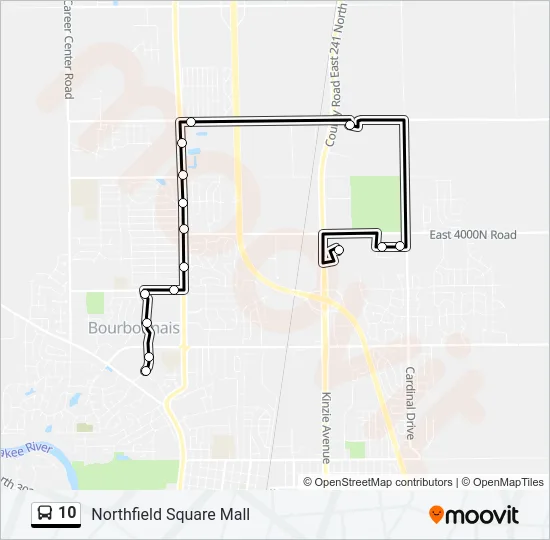 10 Bus Line Map