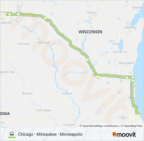 FLIXBUS 2548 Bus Line Map