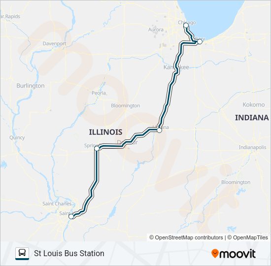 GREYHOUND US0130 Bus Line Map