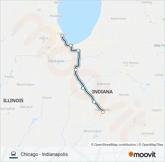 GREYHOUND US0120S Bus Line Map