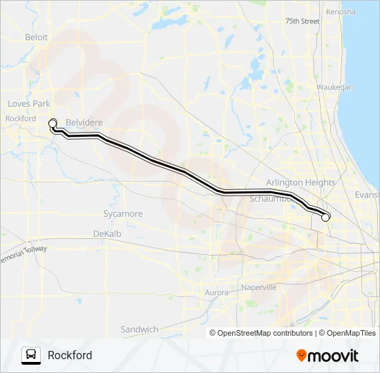 VAN GALDER Bus Line Map