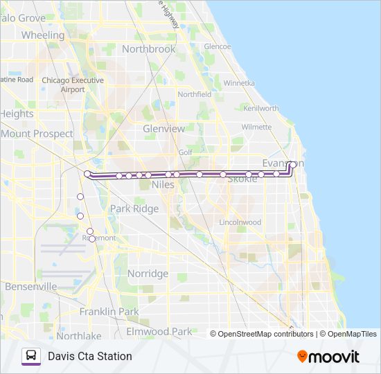 PULSE DEMPSTER LINE Bus Line Map
