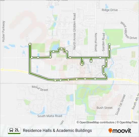2L Bus Line Map