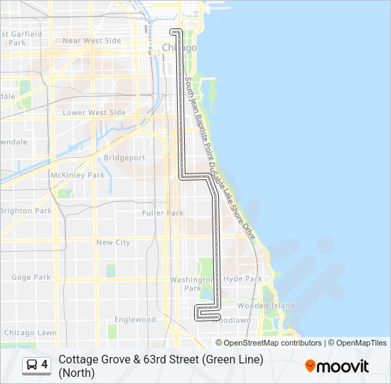 4 Bus Line Map