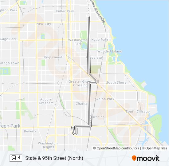 4 Bus Line Map