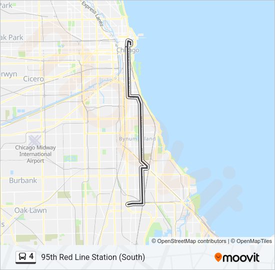 4 Bus Line Map