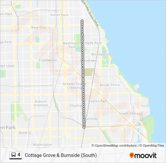 4 Bus Line Map