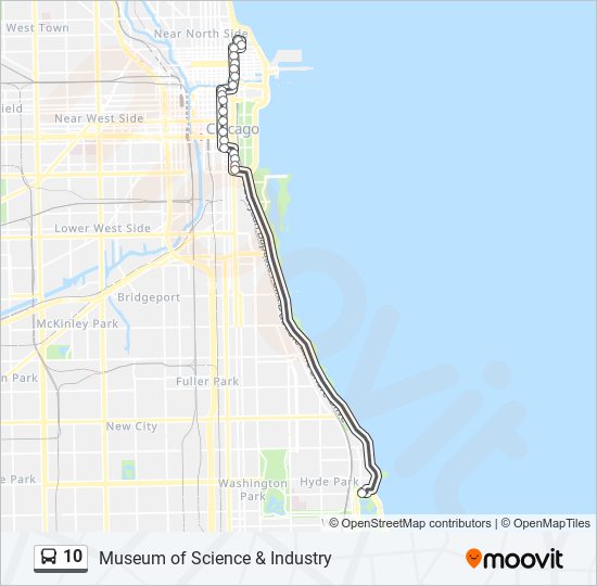 Cta Bus Route Map 10 Route: Schedules, Stops & Maps - Chestnut & Mies Van Der Rohe (West)  (Updated)