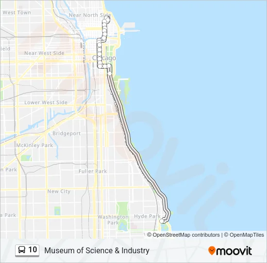 10 Bus Line Map