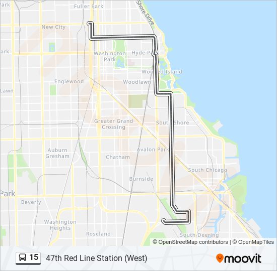 15 bus Line Map