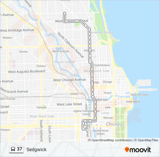 37 Bus Line Map